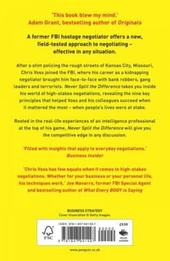 Never Split the Difference Book