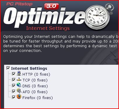 Load your free copy of PC Pitstop Optimise today