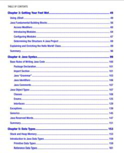 Index 2-7 Java for Absolute Beginners Learn to Program the Fundamentals the Java 9+ Way